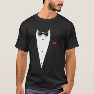 T-shirt Tuxedo Avec Bowtie Pour Mariage Et Occasier Spécia