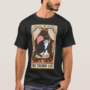T-shirt Tuxedo Cat Tarot Card Tuxedo Cat Tuxedo Mom Ca