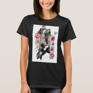 T-shirt Tuxedo Chat chats mignonette animaux de compagnie 