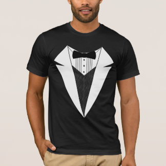 T-shirt Tuxedo noir/blanc