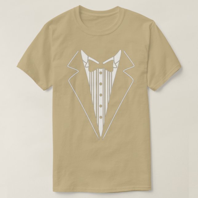 T-shirt tuxedo Print4u Tuxedo Funny Mens Nouveauté Plaisan (Design devant)