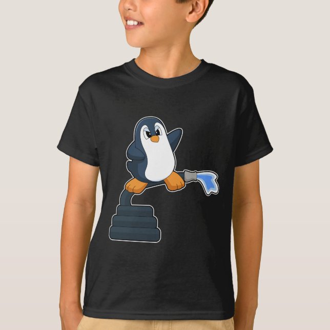 T-shirt Tuyau de pompier Penguin (Devant)