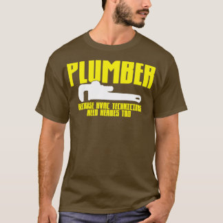 T-shirt Tuyauterie en plomberie