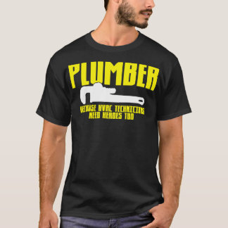 T-shirt Tuyauterie en plomberie