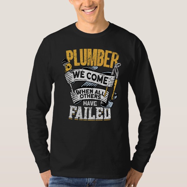 T-shirt Tuyauteries de plomberie (Devant)