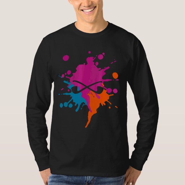 T-shirt Tuyaux Fumeurs Design coloré (Devant)