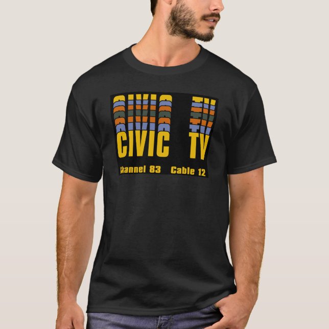 T-shirt TV civique sur Vidéodrome (Devant)