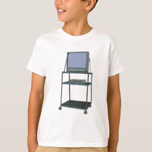 T-shirt TV et chariot VCR Classe 80s 90s Funny School