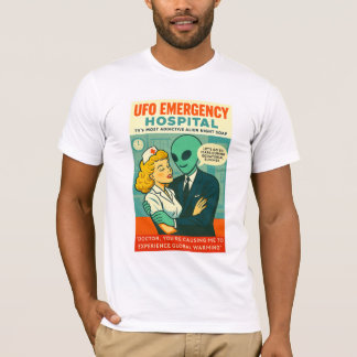 T-shirt TV Hospital Soap Opera Roswell Aliens années 1950