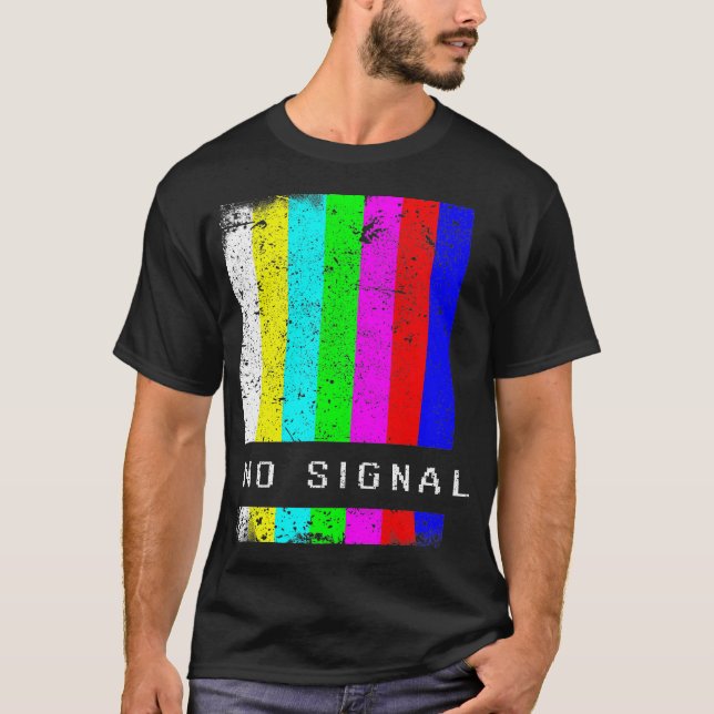 T-SHIRT TV NO SIGNAL (Devant)