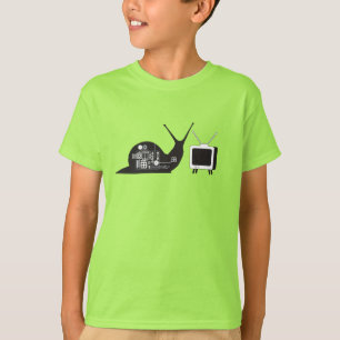 T-shirt TV Snail Kids Polycotton T Shirt