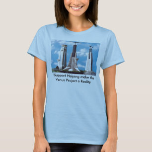 T-shirt TVP1_01, je soutiens l'aide fais le Vénus Proje