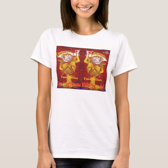 T-shirt TweedleDee TweedleDum, il importe OMS que vous (Devant)