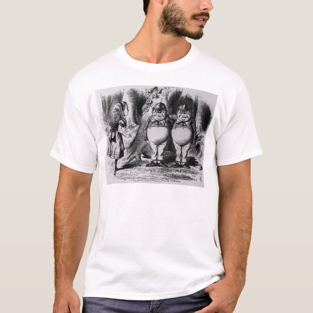 T-shirt Tweedledum et Tweedledee (Devant)