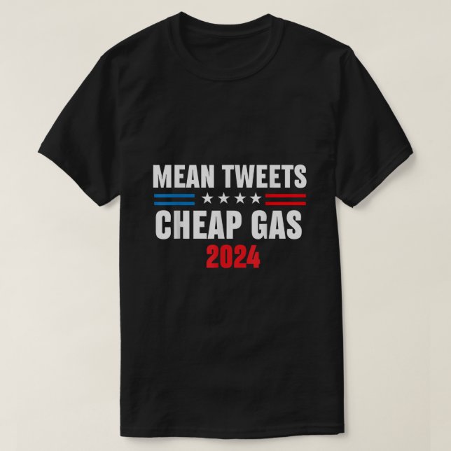 T-shirt Tweets Moyens Et Gaz Bon Marché Drôle 2024 Hommes  (Design devant)