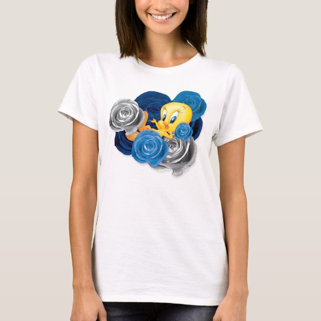T-shirt TWEETY™ Avec Roses (Devant)