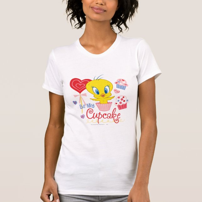 T-shirt TWEETY™ Be My Cupcake (Devant)