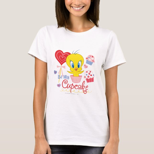 T-shirt TWEETY™ Be My Cupcake (Devant)