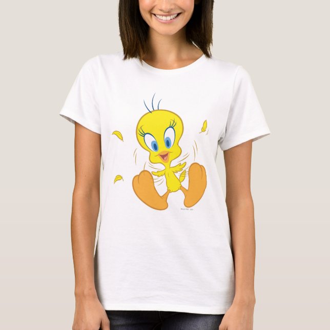 T-shirt Tweety In Action Pose 5 (Devant)