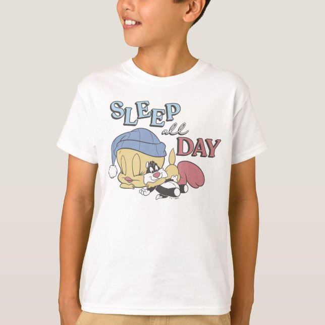 T-shirt TWEETY™ Sleep All Day (Devant)