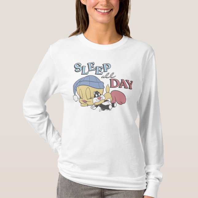 T-shirt TWEETY™ Sleep All Day (Devant)
