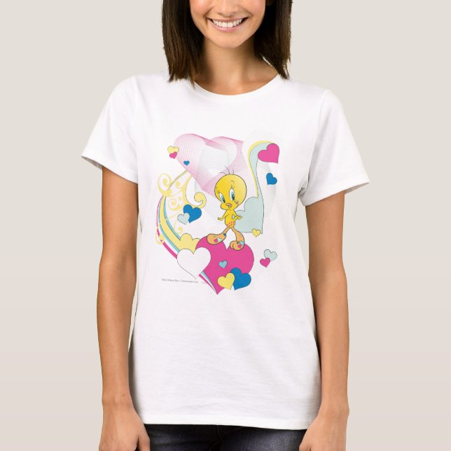 T-shirt TWEETY™ sur le coeur (Devant)
