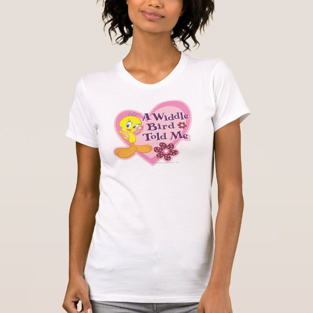 T-shirt TWEETY™ "Un Oiseau étendu me l'a dit" (Devant)