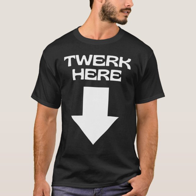 T-SHIRT TWERK ICI (Devant)