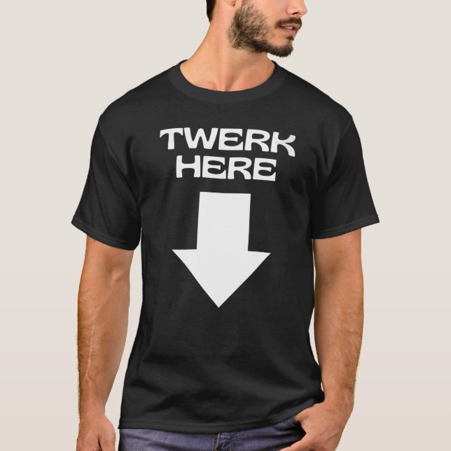 T-SHIRT TWERK ICI (Devant)