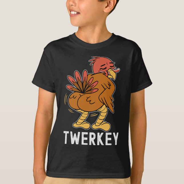 T-shirt Twerkey Twerkey Turquie Fun Dancing Turquie Thanks (Devant)