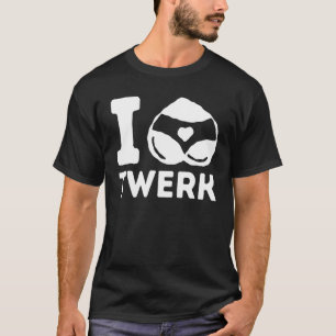 T-shirt Twerking Danse Amour Twerk Danse Twerking Cœur 