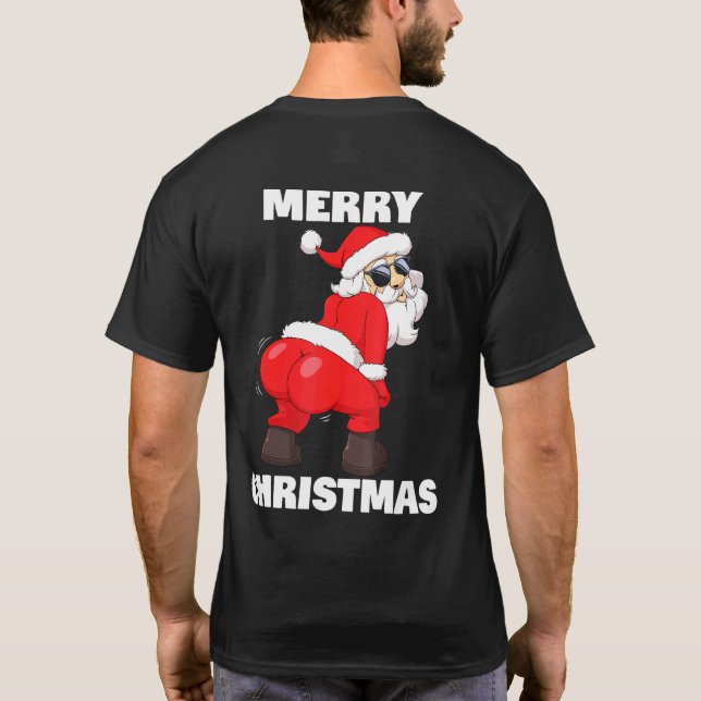 T-shirt Twerking Santa Claus (Dos)