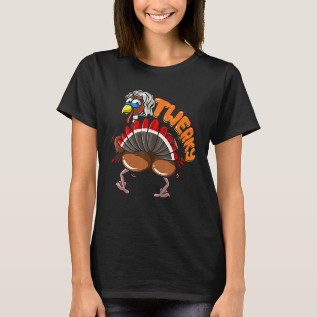 T-shirt Twerking Turkey For Mens Womens Twerky Dance Danci (Devant)