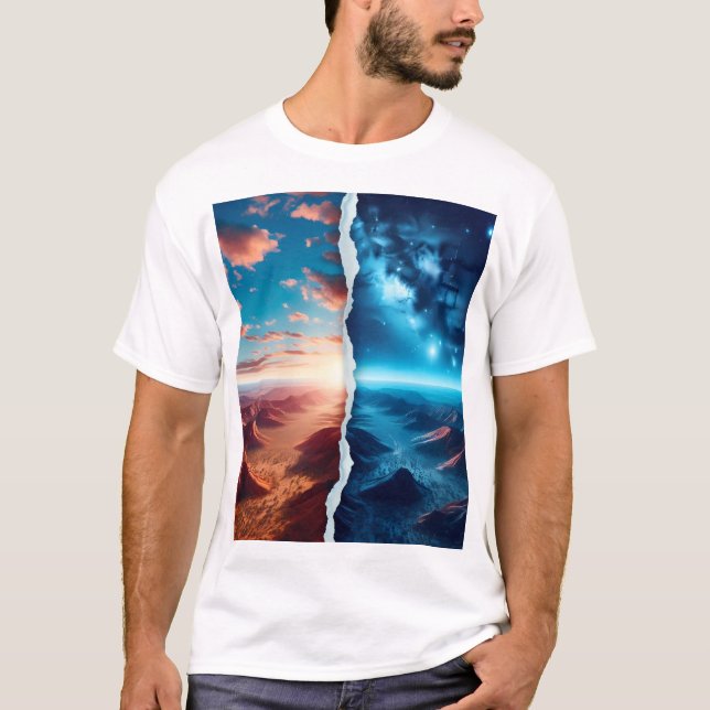 T-shirt "Twilight Divited : An Outback Duality" (Devant)