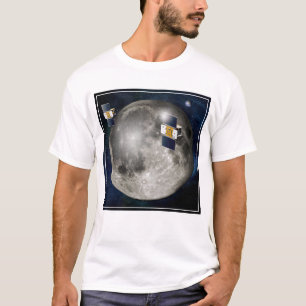 T-shirt Twin Grail Spacecraft Orbitant La Lune.