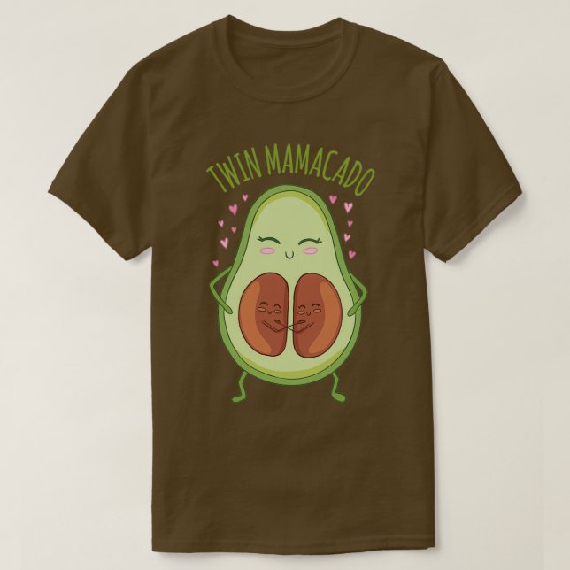 T-shirt Twin mamacado 2 (Design devant)