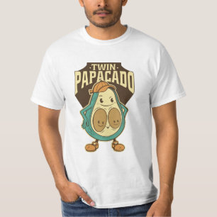 T-shirt Twin Papacado Avocado Père Papa