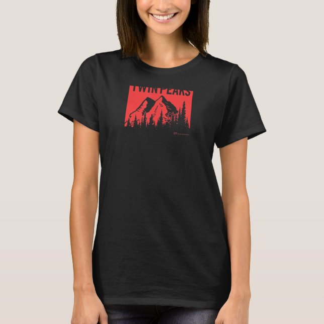 T-shirt Twin Peaks Red Mountain Range (Devant)