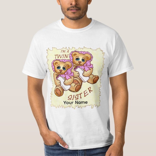 T-shirt Twin Sister Bears (Devant)