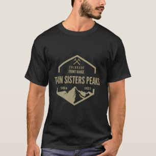 T-shirt Twin Sisters Peaks Colorado