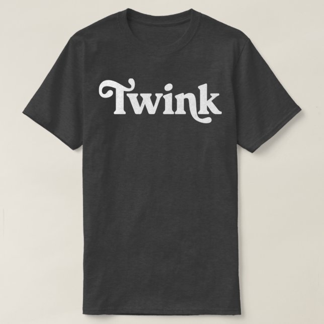 T-shirt Twink Retro Typography Cadeau1 (Design devant)