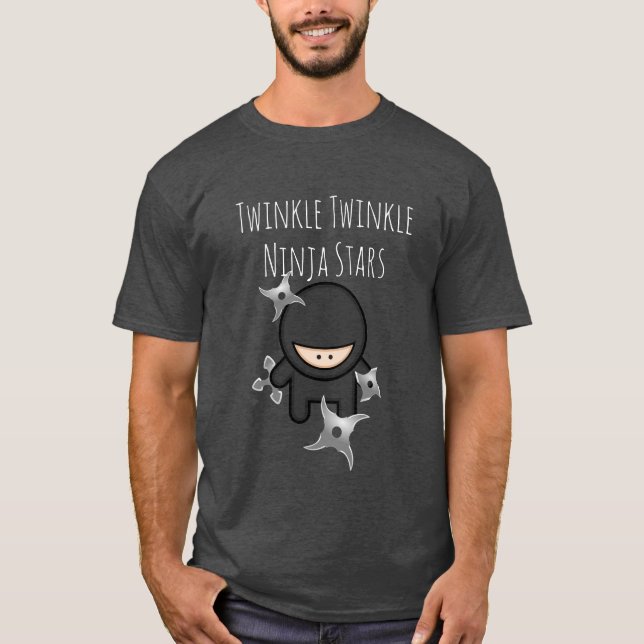 T-shirt Twinkle Ninja Stars (Devant)