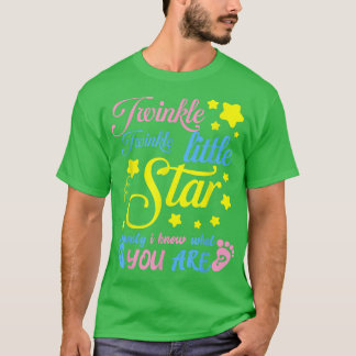 T-shirt Twinkle Twinkle Little Star Genre Reveal Party Ba