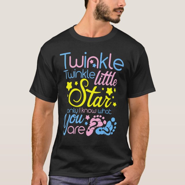 T-shirt Twinkle Twinkle Little Star Seulement Je Connais G (Devant)