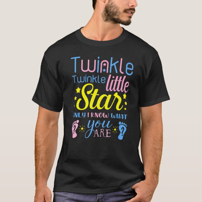 T-shirt Twinkle Twinkle Little Star Seulement Je Sais Ce Q (Devant)