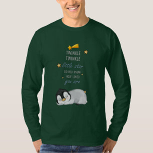 T-shirt Twinkle, Twinkle Little Star Super mignon Penguin