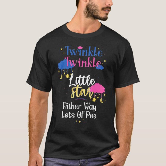 T-shirt Twinkle Twinkle Petites Étoiles D'Une Manière Ou D (Devant)