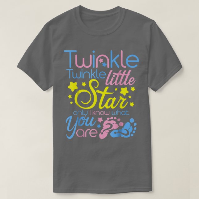 T-shirt Twinkle Twinkles Little Star Only I  (Design devant)
