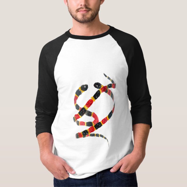 T-shirt Twinning Snake Art (Devant)