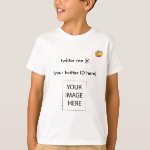 T-shirt twitter me @ (votre identifiant Twitter ici) Dolph